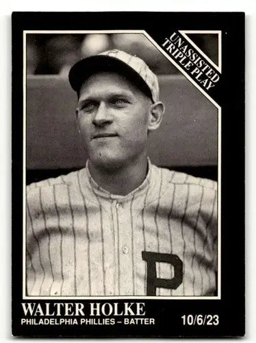1991 Conlon Collection TSN #207 Walter Holke Philadelphia Phillies B ID:52852 - Baseball Card Single