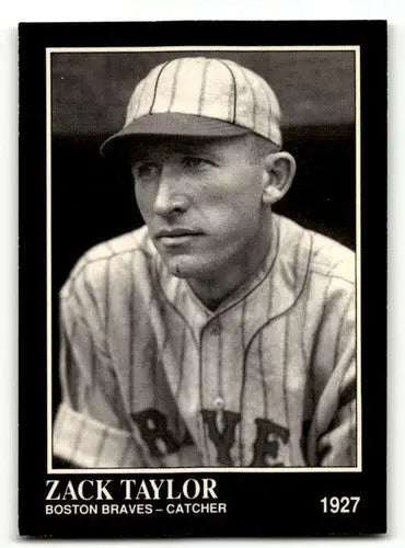 1991 Conlon Collection TSN #210 Zack Taylor Boston Braves Baseball C ID:52849 - Baseball Card Single