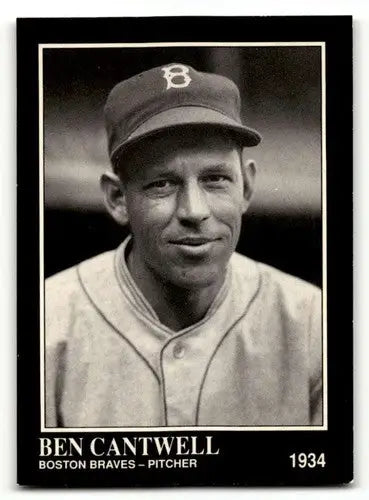 1991 Conlon Collection TSN #211 Ben Cantwell Boston Braves Baseball ID:52848 - Baseball Card Single