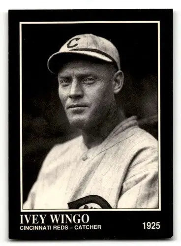 Vintage baseball card featuring Ivey Wingo Cincinnati Reds from Conlon Collection TSN