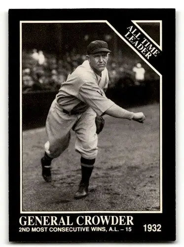 1991 Conlon Collection TSN #257 General Crowder Washington Senators ID:53001 - Baseball Card Single