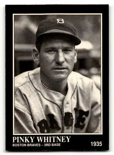 Vintage baseball card featuring Pinky Whitney from the Conlon Collection original gloss
