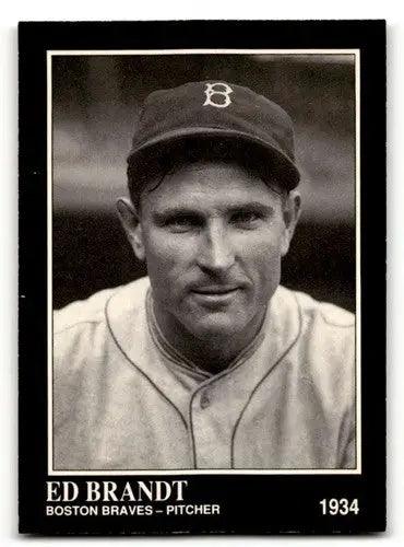 1991 Conlon Collection TSN #298 Ed Brandt Boston Braves Baseball Car ID:52977 - Baseball Card Single