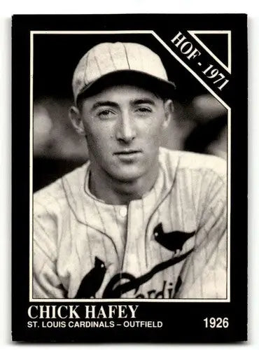 1991 Conlon Collection TSN #33b Chick Hafey ’HOF’ w/Year Banner on Fron ID:52898 - Baseball Card Single