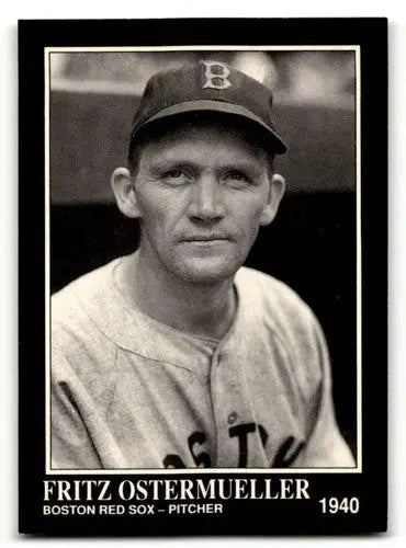 Vintage 1991 Conlon Collection Fritz Ostermueller Boston Red Sox original gloss baseball card