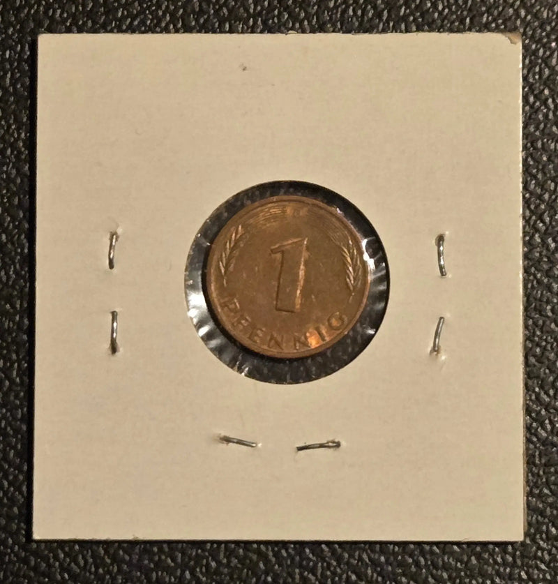 1991 D Germany 1 Pfennig - Uncirculated - Munich Mint - Pre-Euro Coin - Coins & Currency