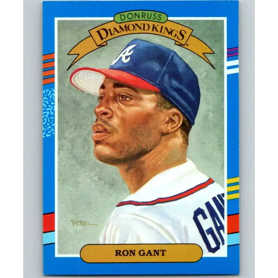1991 Donruss #10 Ron Gant DK UER NM-MT Atlanta Braves Baseball Card - Baseball Card Single