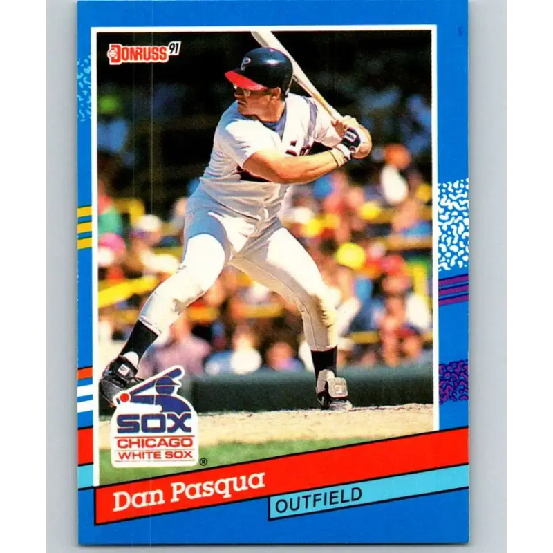 1991 Donruss #103 Dan Pasqua NM-MT Chicago White Sox Baseball Card - Baseball Card Single