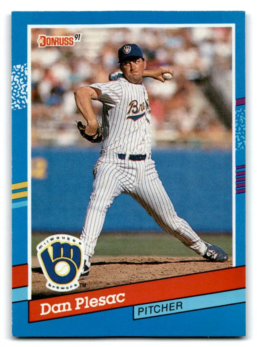 1991 Donruss #104a Dan Plesac - Baseball Card Single