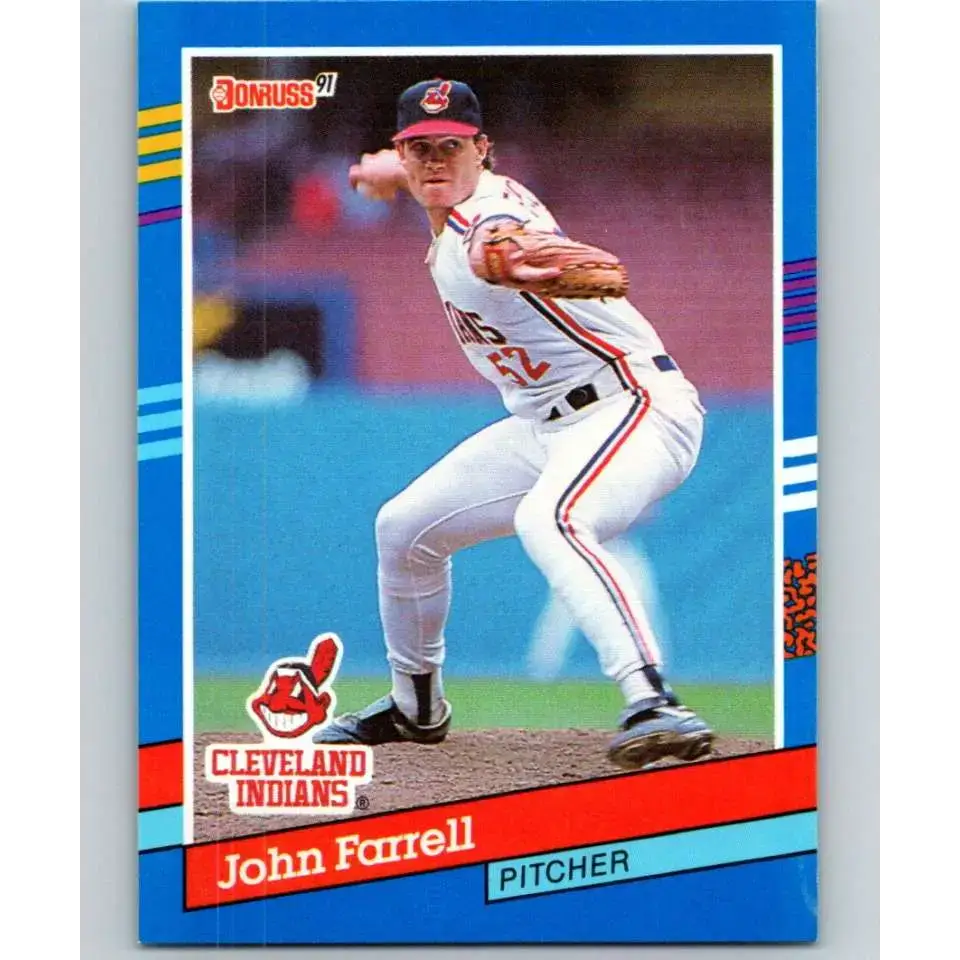1991 Donruss #106 John Farrell NM-MT Cleveland Indians Baseball Card - Baseball Card Single