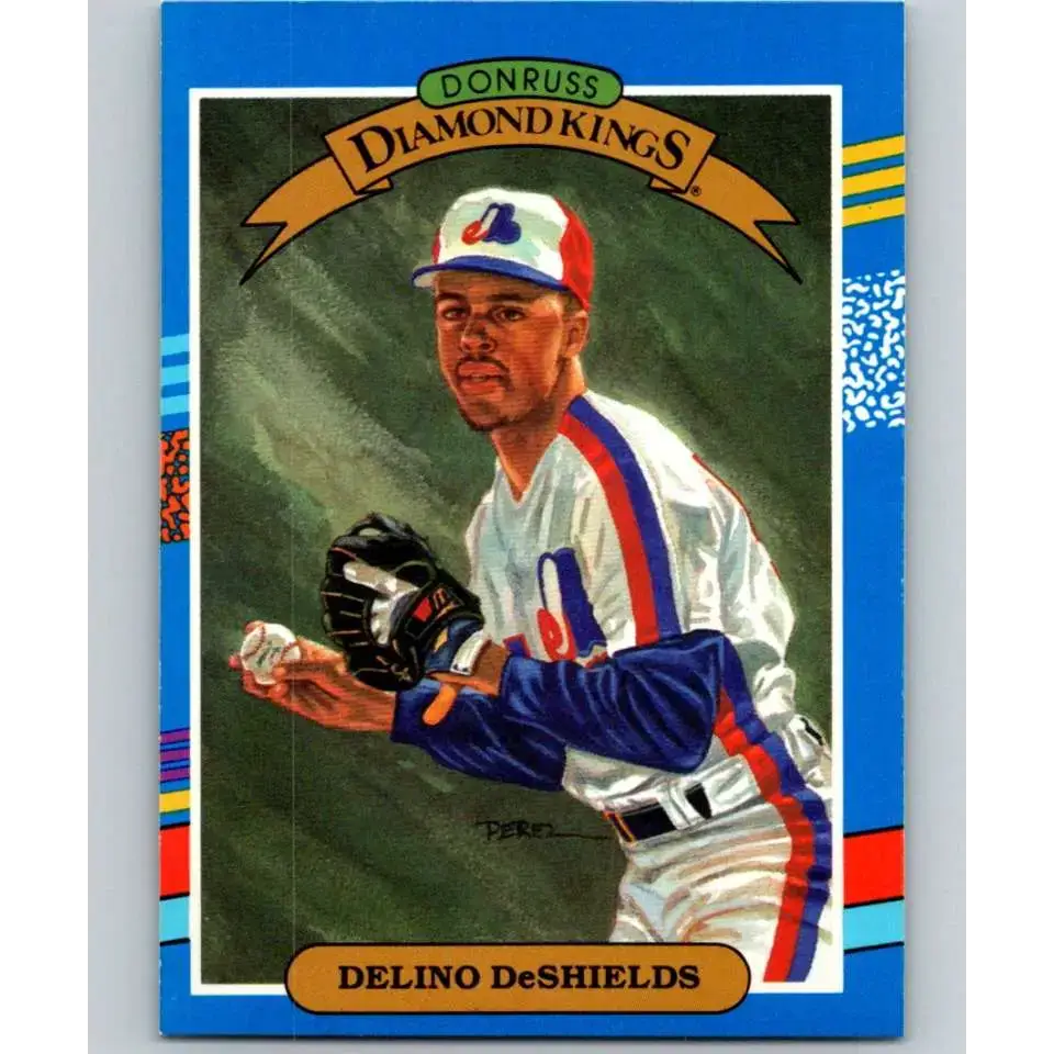 1991 Donruss #11 Delino DeShields DK NM-MT Montreal Expos Baseball Card - Baseball Card Single