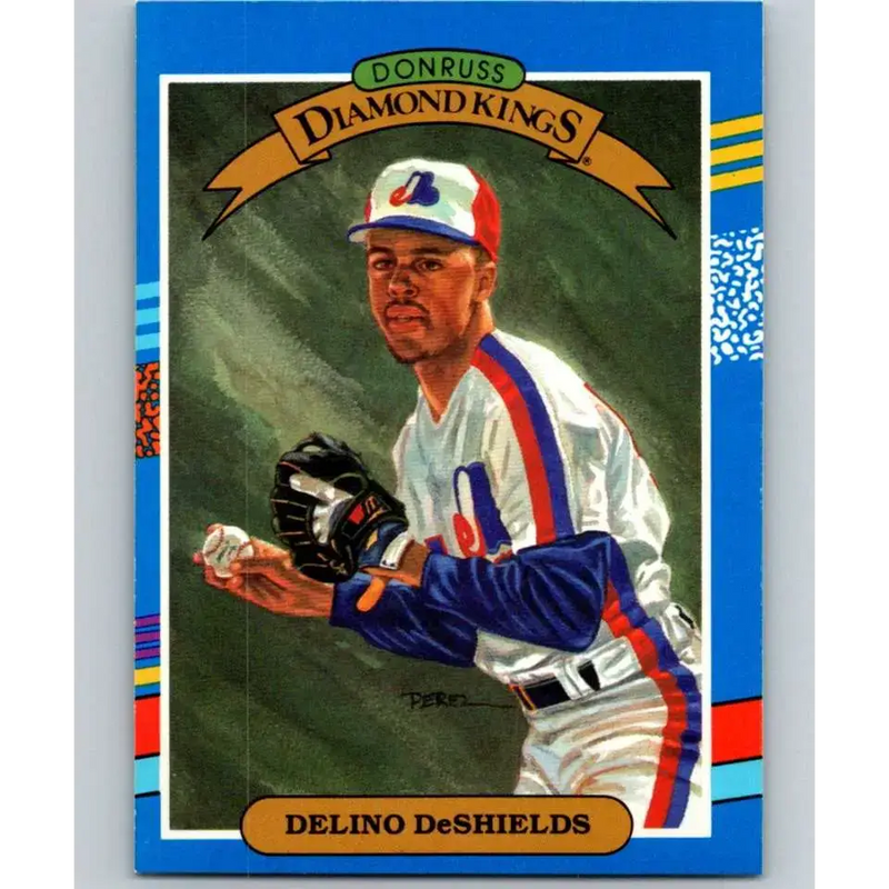 1991 Donruss #11 Delino DeShields DK NM-MT Montreal Expos Baseball Card - Baseball Card Single