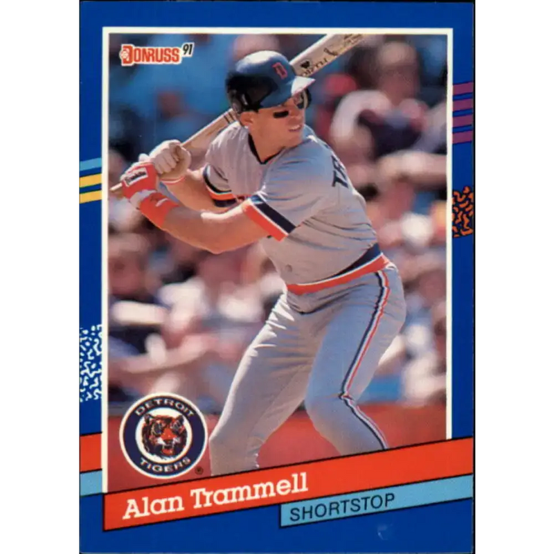 1991 Donruss #118 Alan Trammell NM-MT Detroit Tigers Baseball Card - Baseball Card Single