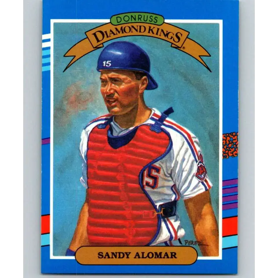 1991 Donruss #13 Sandy Alomar Jr. DK NM-MT Cleveland Indians Baseball Card - Baseball Card Single