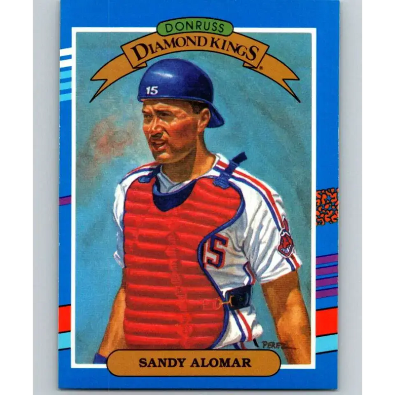 1991 Donruss #13 Sandy Alomar Jr. DK NM-MT Cleveland Indians Baseball Card - Baseball Card Single