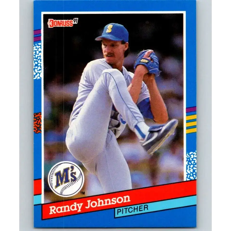 1991 Donruss #134 Randy Johnson NM-MT Seattle Mariners Baseball Card - Baseball Card Single