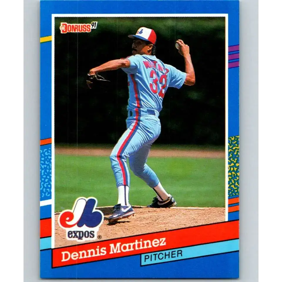 1991 Donruss #139 Dennis Martinez NM-MT Montreal Expos Baseball Card - Baseball Card Single