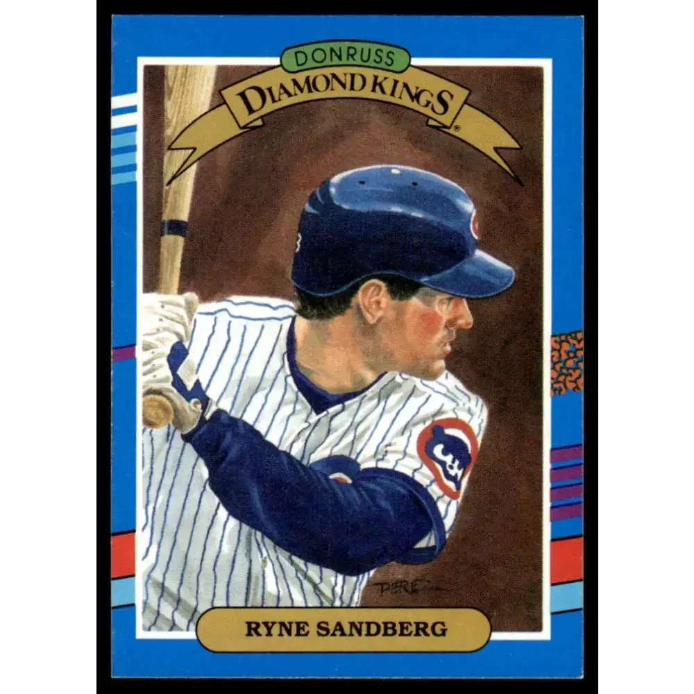 1991 Donruss #14 Ryne Sandberg EX Chicago Cubs Baseball Card - Baseball Card Single