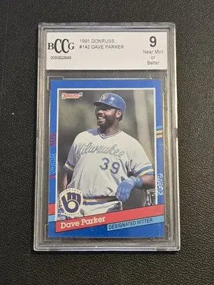 1991 Donruss #142 Dave Parker BCCG 10 - Baseball Card Single