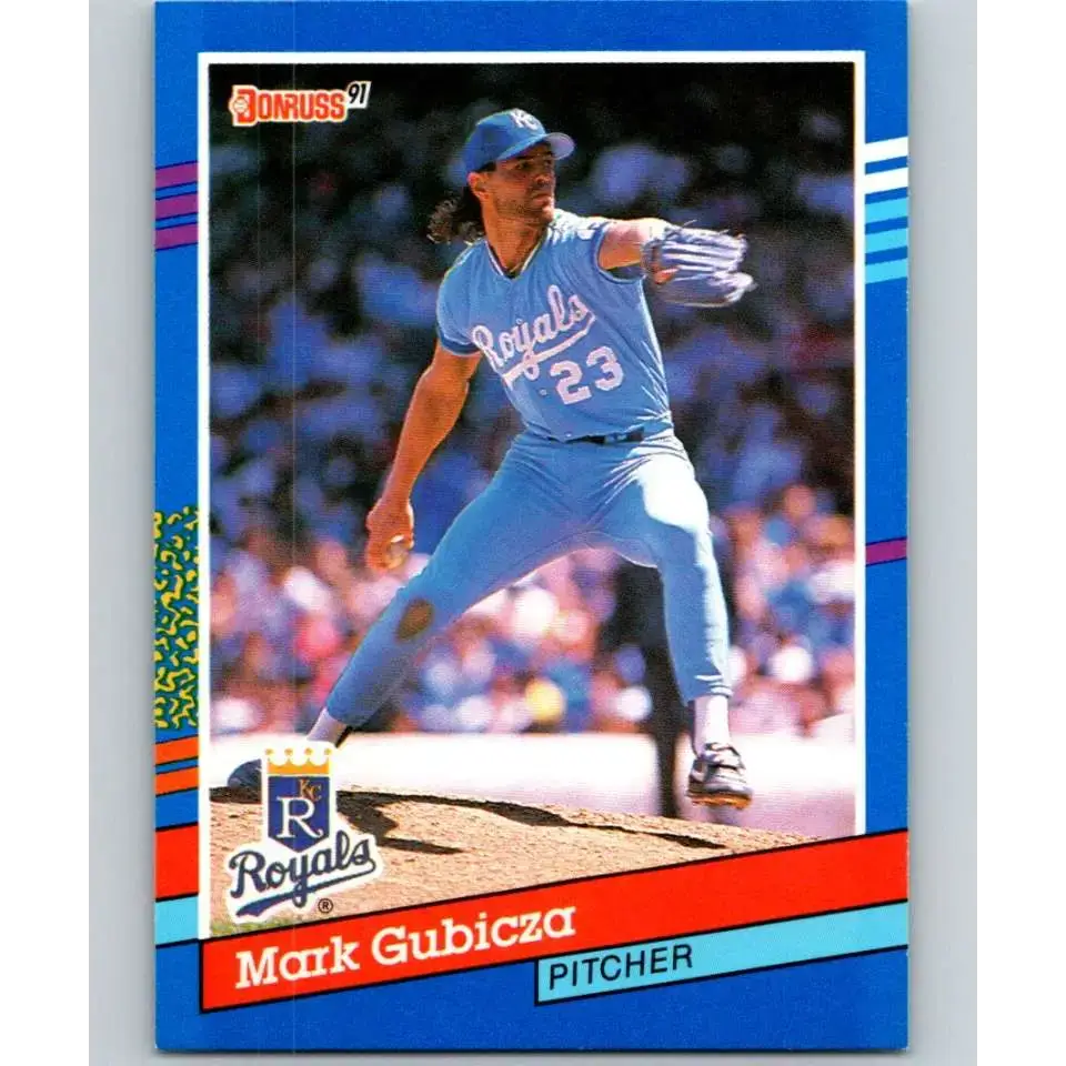 1991 Donruss #145 Mark Gubicza NM-MT Kansas City Royals Baseball Card - Baseball Card Single