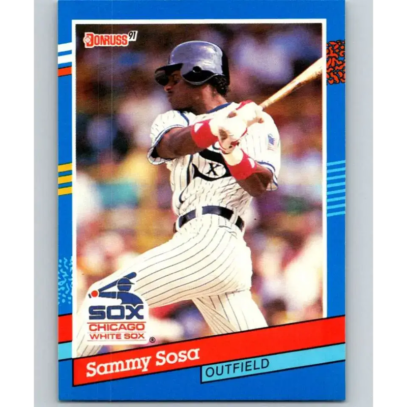 1991 Donruss #147 Sammy Sosa NM-MT Chicago White Sox Baseball Card - Baseball Card Single