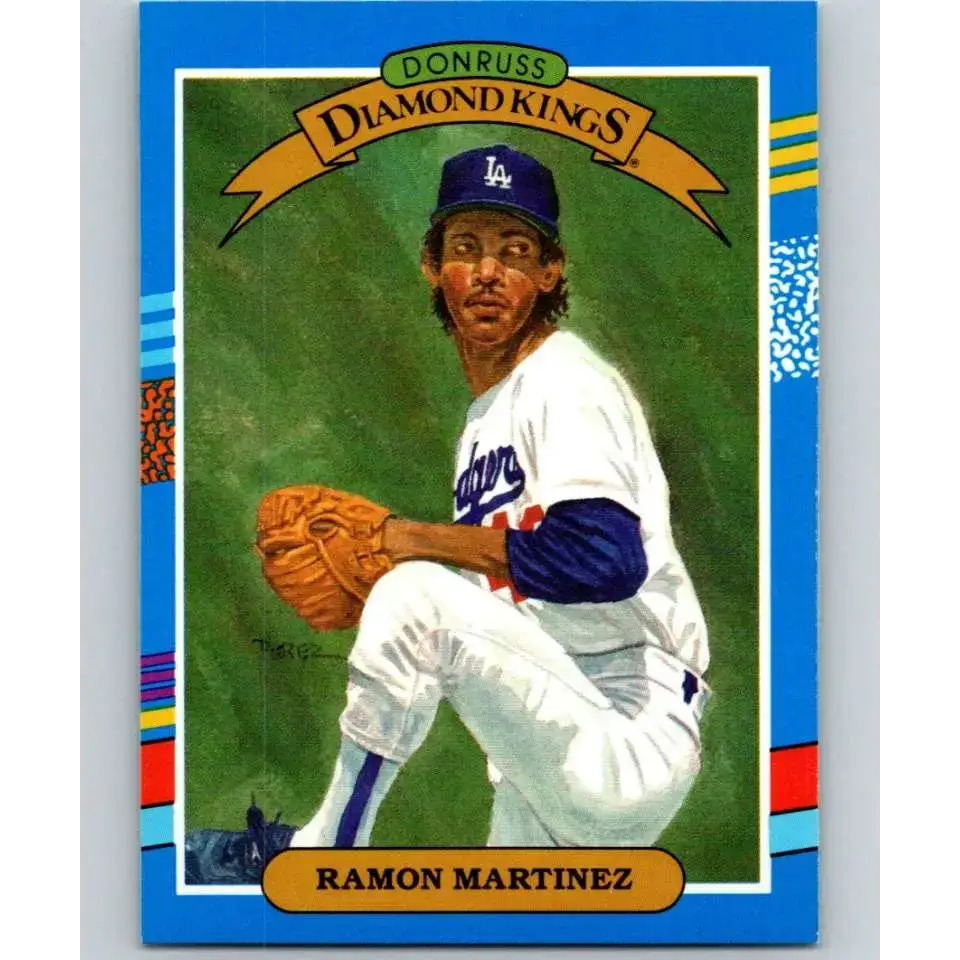 1991 Donruss #15 Ramon Martinez DK NM-MT Los Angeles Dodgers Baseball Card - Baseball Card Single