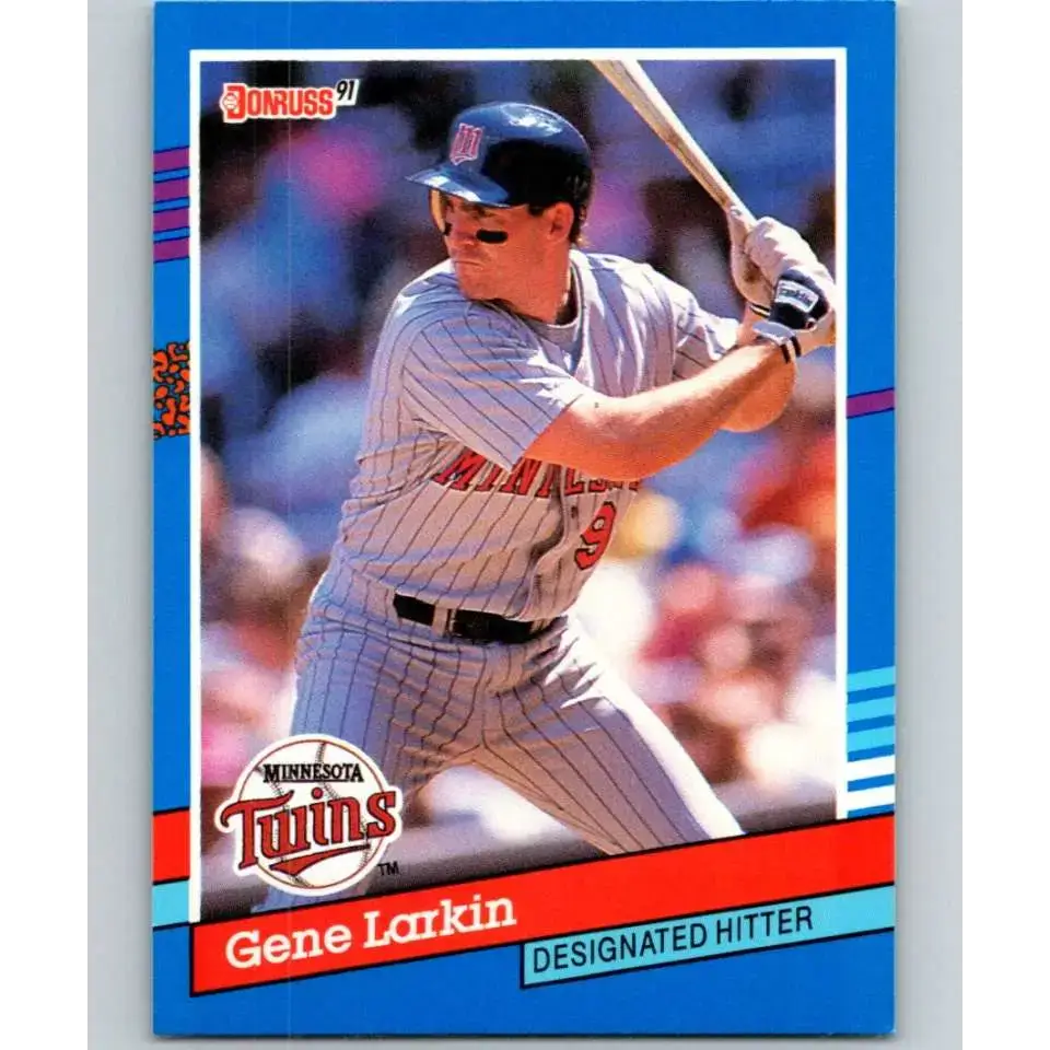 1991 Donruss #152 Gene Larkin NM-MT Minnesota Twins Baseball Card - Baseball Card Single
