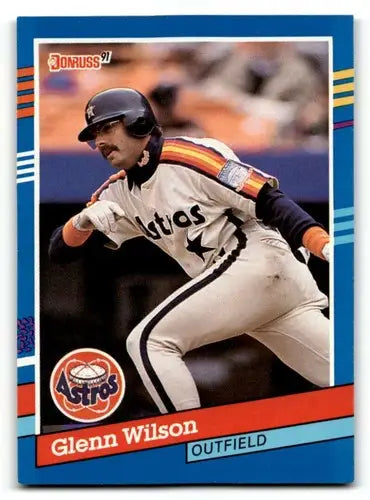 1991 Donruss #156 Glenn Wilson Houston Astros Baseball Cards EX/NM ID:57676 - Baseball Card Single