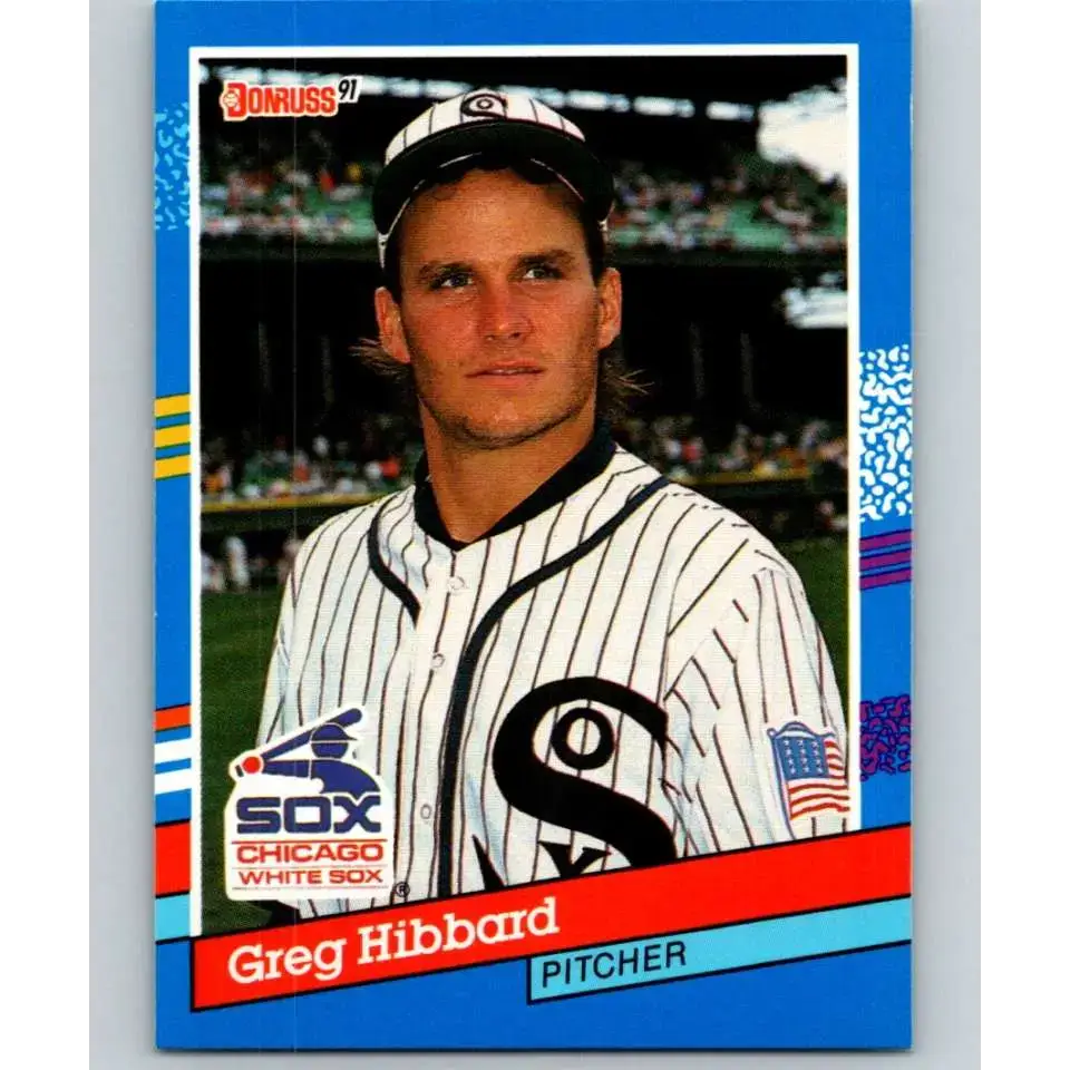 1991 Donruss #159 Greg Hibbard NM-MT Chicago White Sox Baseball Card - Baseball Card Single