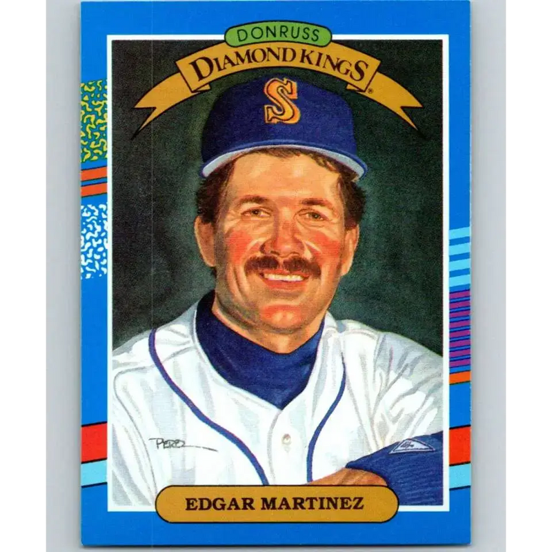 1991 Donruss #16 Edgar Martinez DK NM-MT Seattle Mariners Baseball Card - Baseball Card Single
