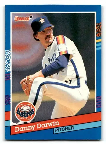 1991 Donruss #165 Danny Darwin Houston Astros Baseball Cards EX/NM ID:55355 - Baseball Card Single