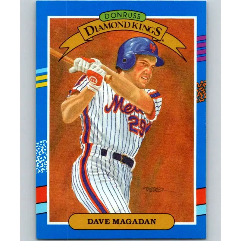 1991 Donruss #17 Dave Magadan DK NM-MT New York Mets Baseball Card - Baseball Card Single
