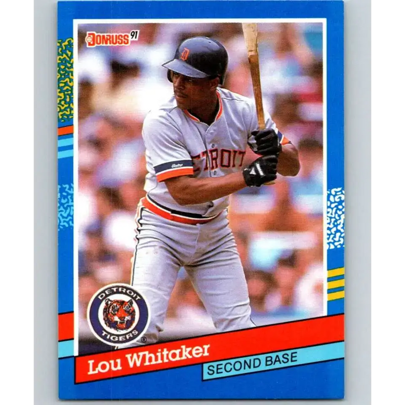 1991 Donruss #174 Lou Whitaker NM-MT Detroit Tigers Baseball Card - Baseball Card Single