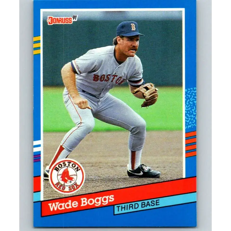 1991 Donruss #178 Wade Boggs NM-MT Boston Red Sox Baseball Card - Baseball Card Single
