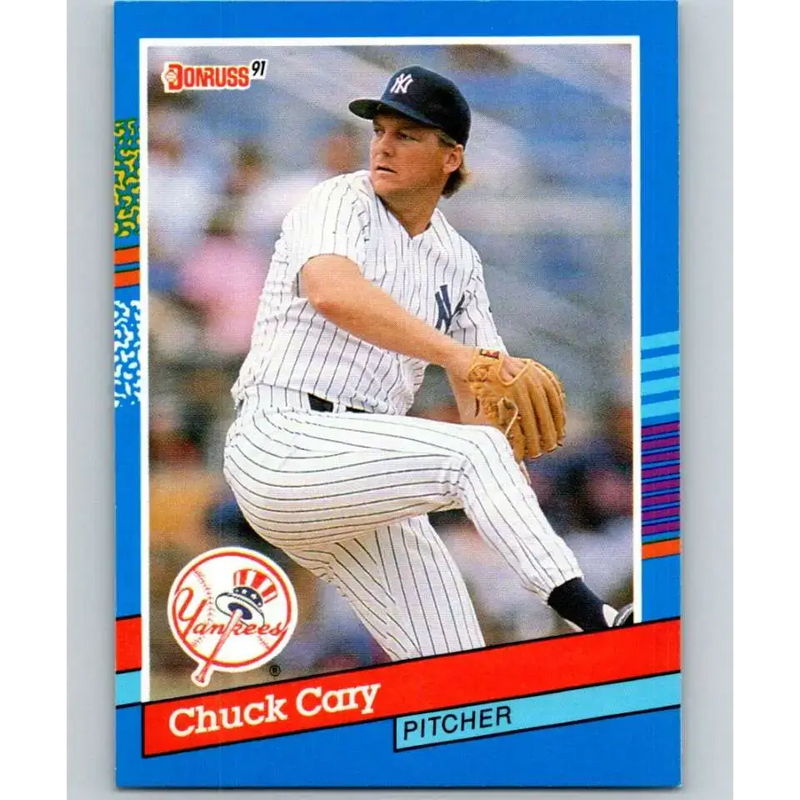 1991 Donruss #179 Chuck Cary UER NM-MT New York Yankees Baseball Card - Baseball Card Single