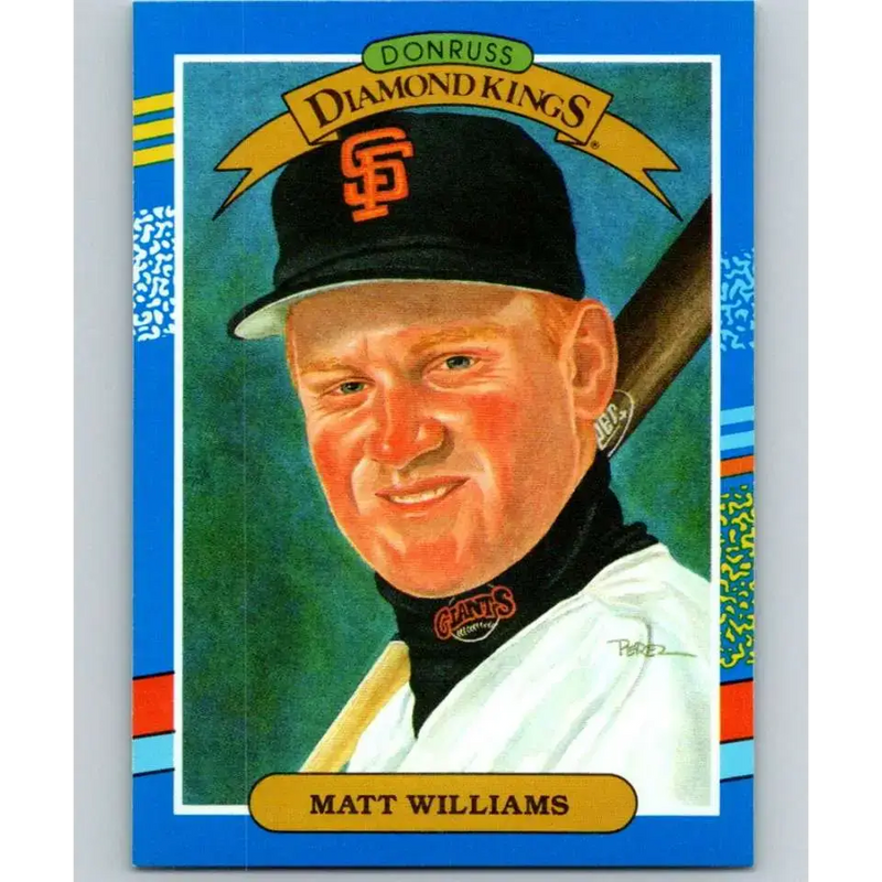 1991 Donruss #18 Matt Williams DK NM-MT San Francisco Giants Baseball Card - Baseball Card Single
