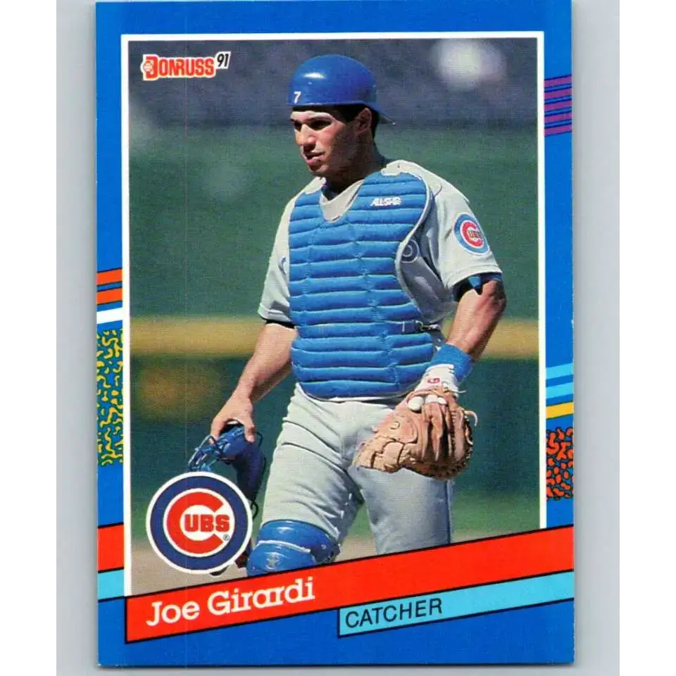 1991 Donruss #184 Joe Girardi NM-MT Chicago Cubs Baseball Card - Baseball Card Single