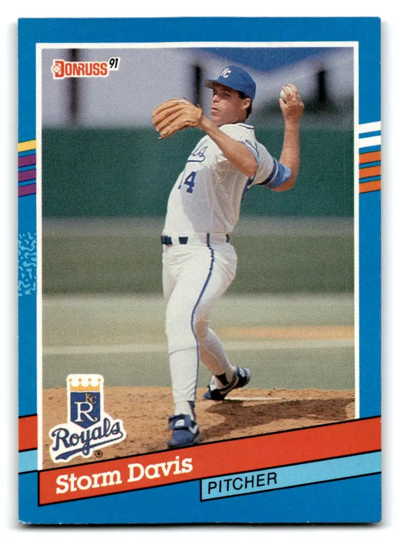 1991 Donruss #185a Storm Davis - Baseball Card Single