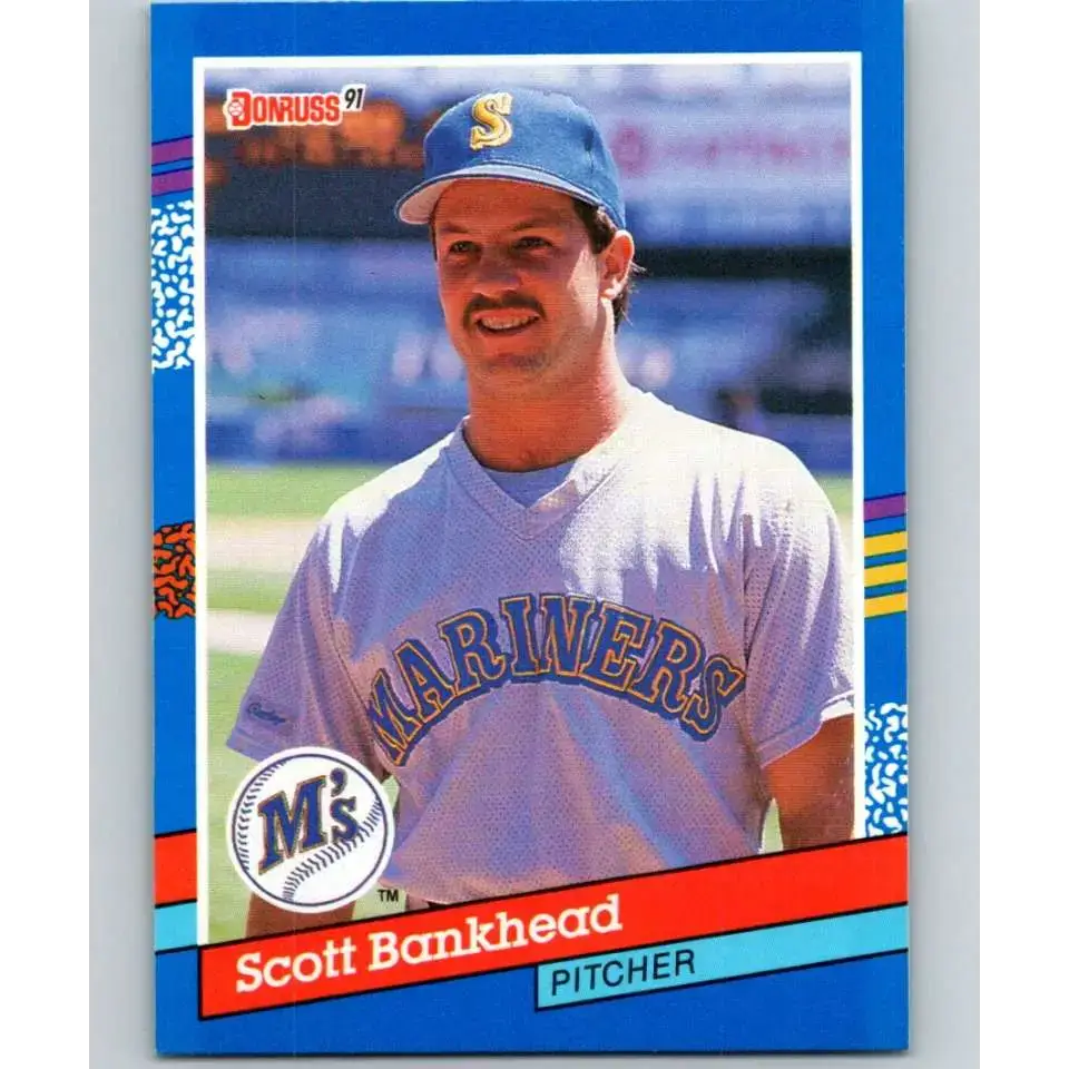 1991 Donruss #189 Scott Bankhead NM-MT Seattle Mariners Baseball Card - Baseball Card Single