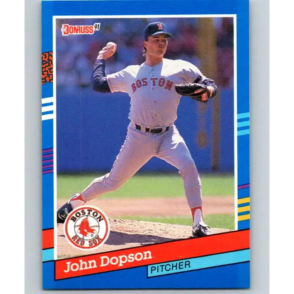 1991 Donruss #193 John Dopson NM-MT Boston Red Sox Baseball Card - Baseball Card Single