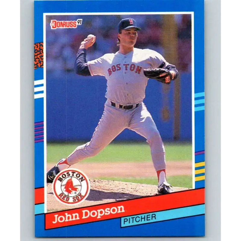 1991 Donruss #193 John Dopson NM-MT Boston Red Sox Baseball Card - Baseball Card Single