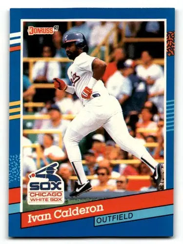1991 Donruss #203 Ivan Calderon Chicago White Sox Baseball Cards EX/ ID:57734 - Baseball Card Single
