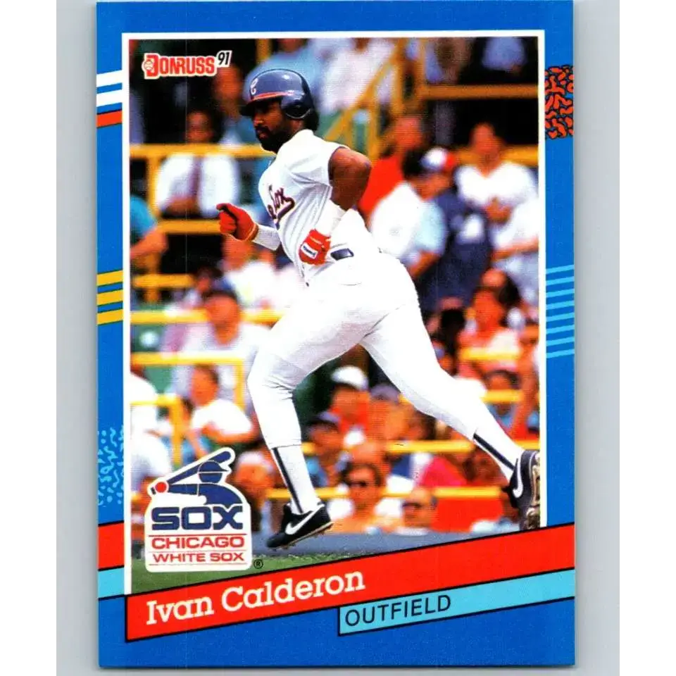 1991 Donruss #203 Ivan Calderon NM-MT Chicago White Sox Baseball Card - Baseball Card Single