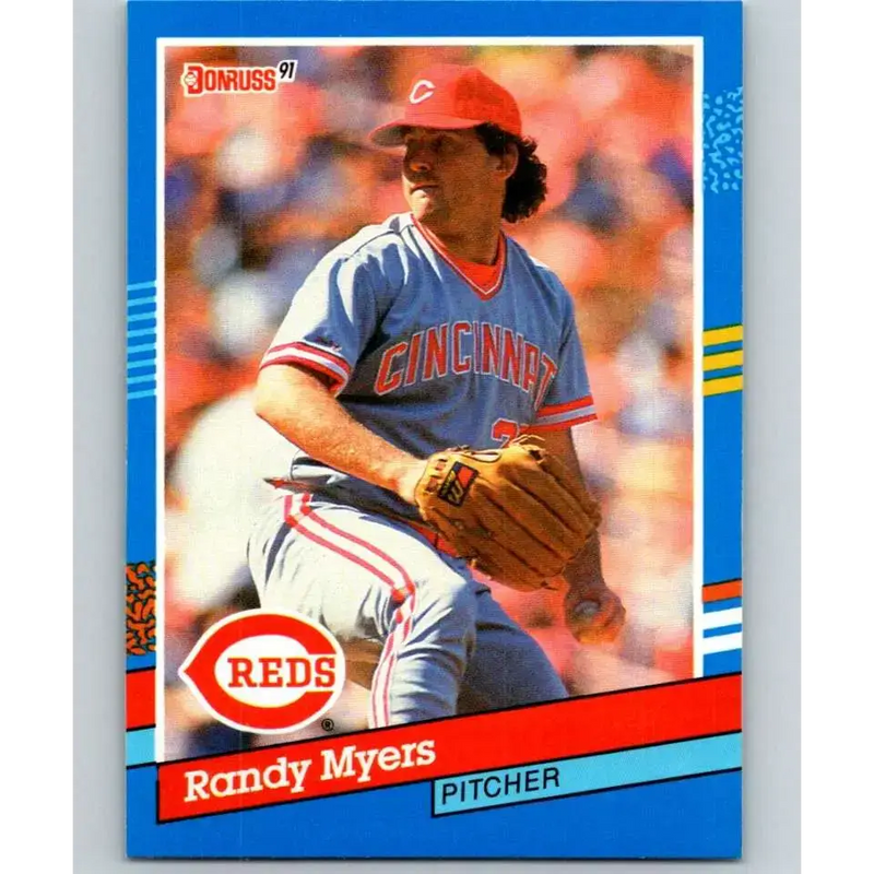 1991 Donruss #209 Randy Myers NM-MT Cincinnati Reds Baseball Card - Baseball Card Single