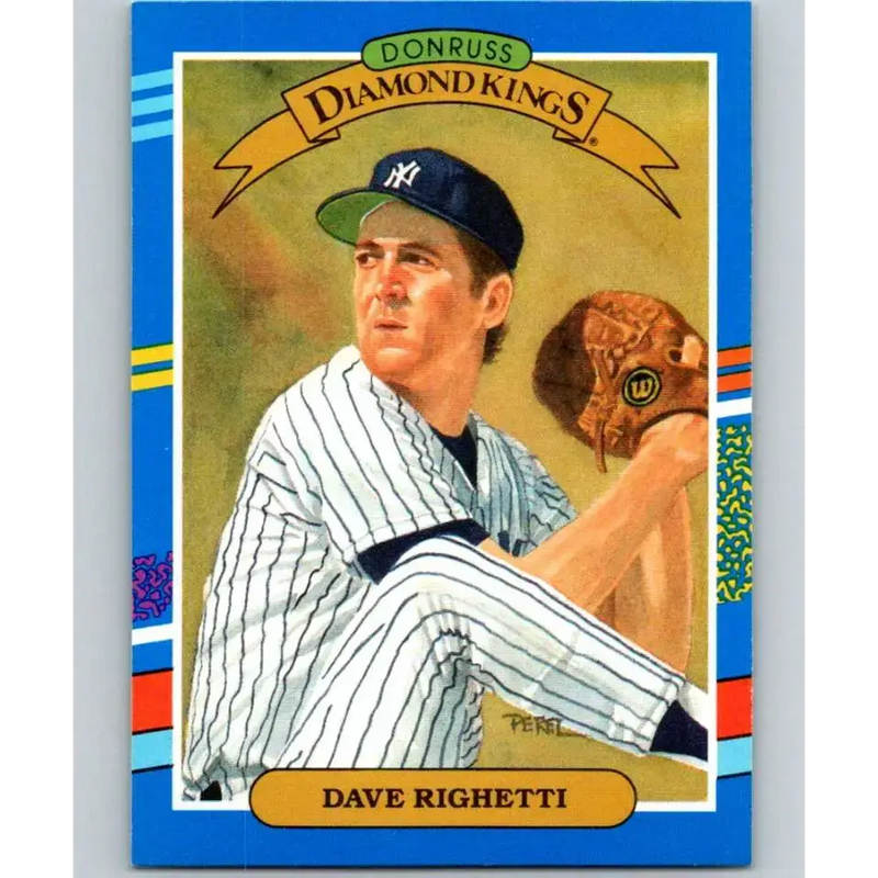 1991 Donruss #21 Dave Righetti DK NM-MT New York Yankees Baseball Card - Baseball Card Single