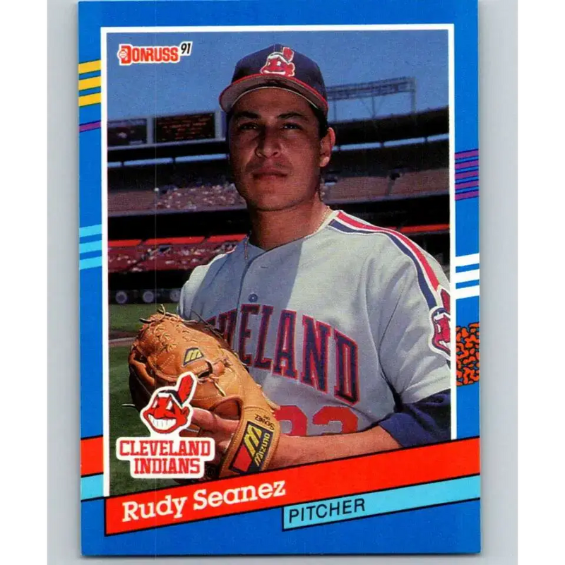 1991 Donruss #218 Rudy Seanez NM-MT Cleveland Indians Baseball Card - Baseball Card Single