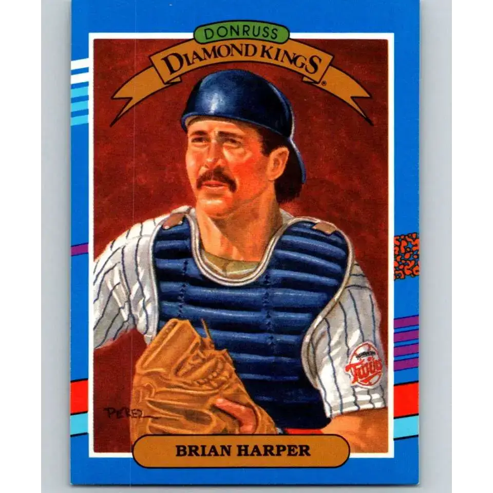 1991 Donruss #22 Brian Harper DK NM-MT Minnesota Twins Baseball Card - Baseball Card Single