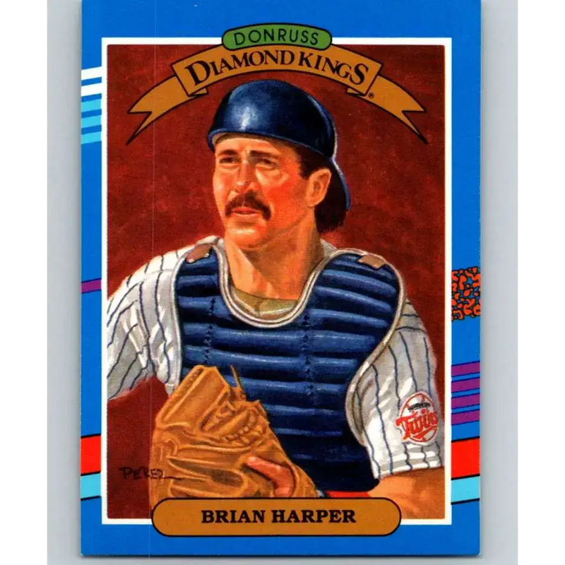 1991 Donruss #22 Brian Harper DK NM-MT Minnesota Twins Baseball Card - Baseball Card Single