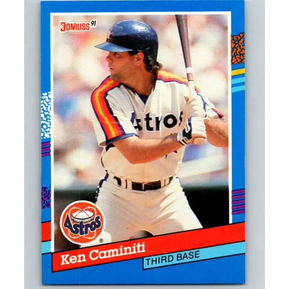 1991 Donruss #221 Ken Caminiti NM-MT Houston Astros Baseball Card - Baseball Card Single