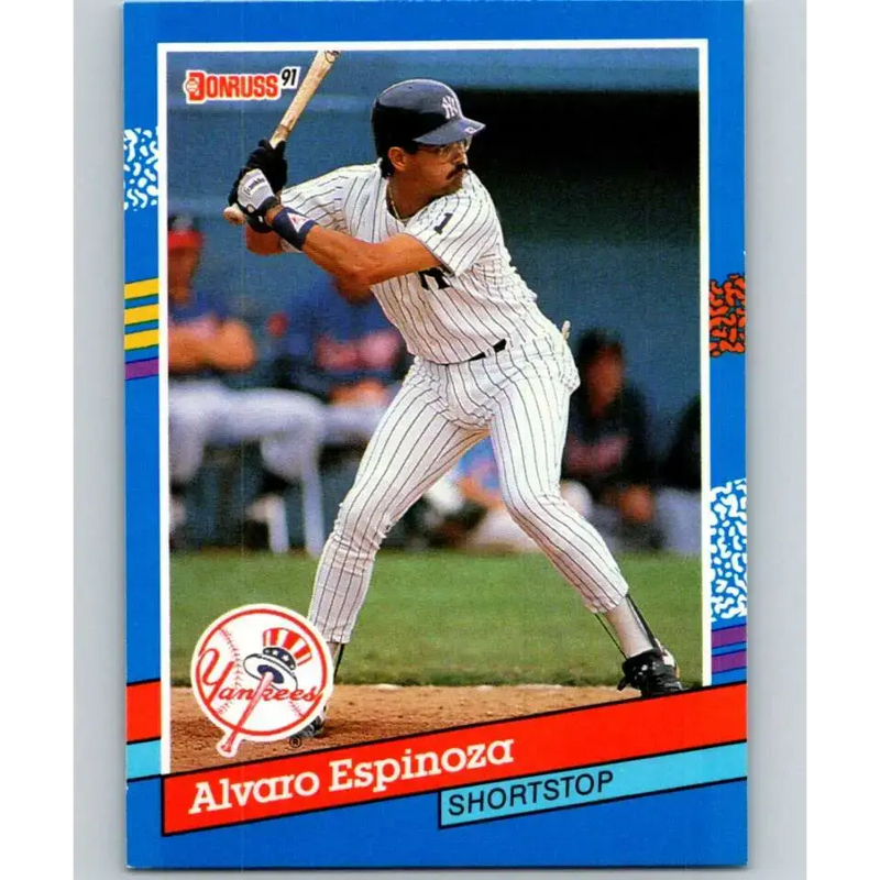 1991 Donruss #226 Alvaro Espinoza NM-MT New York Yankees Baseball Card - Baseball Card Single